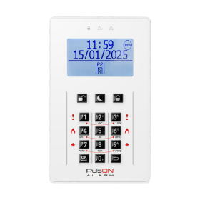 Πληκτρολόγιο Συναγερμού PulsOn Alarm LCD/C (Με Πλήκτρα  Λευκό)