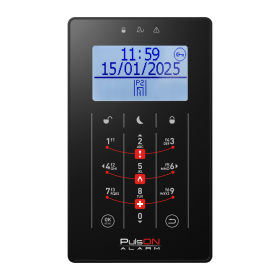 Πληκτρολόγιο Συναγερμού PulsOn Alarm LCD/T  (Πλήκτρα Αφής Μαύρο)