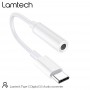 Lamtech Μετατροπέας USB-C male σε 3.5mm female Λευκό