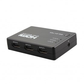 HDMI INTERFACE SWITCH, 3 PORTS  to 1 PORT, Μαύρο